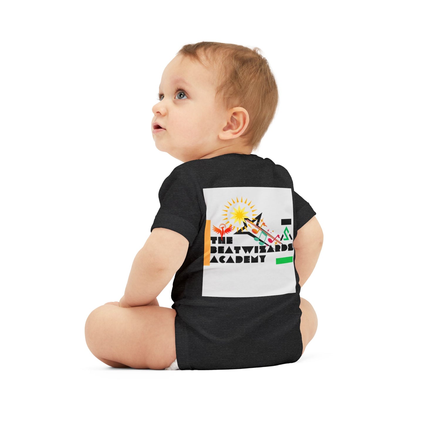 The Beat Wizards Academy Infant Jersey One Piece - Fun & Colorful Baby Bodysuit for Newborns