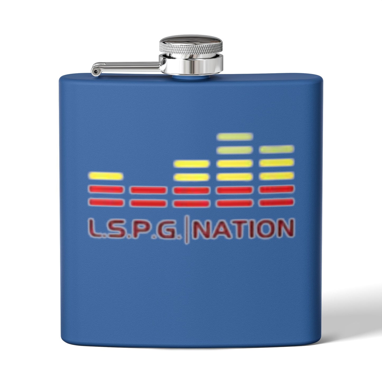 Custom Stainless Steel Flask - L.S.P.G. Nation Design - Perfect for Celebrations and Outdoor Events