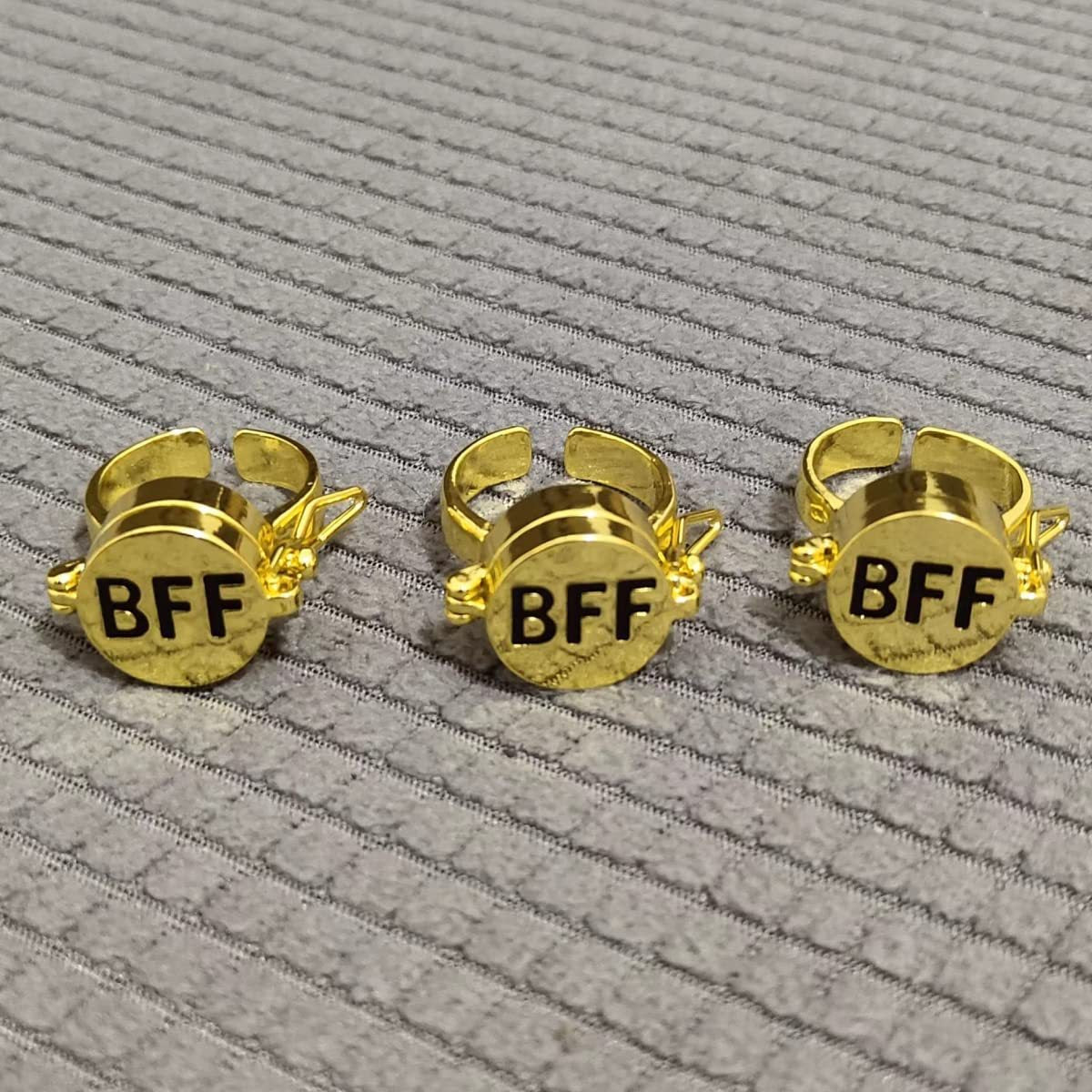BeatWizards Academy SpongeBob Patrick AR4 friendship bff open ring forever best friend gift