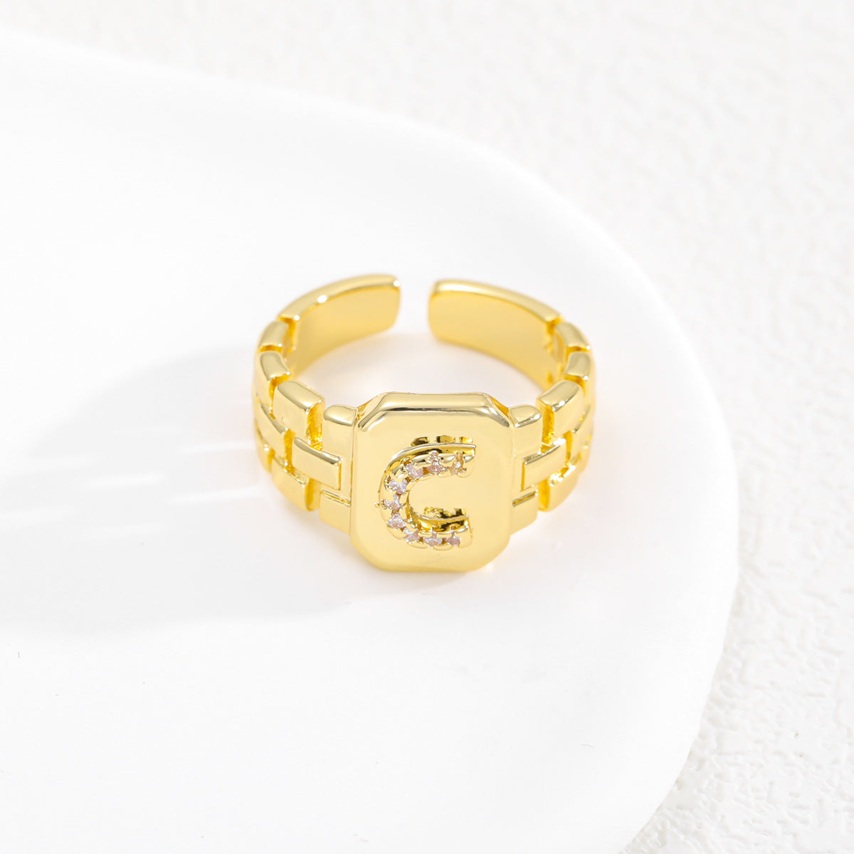 BeatWizards Letter Ring  PirateGang 4Gseries with strap design