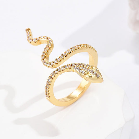 BeatWizards snake shaped opening ring female