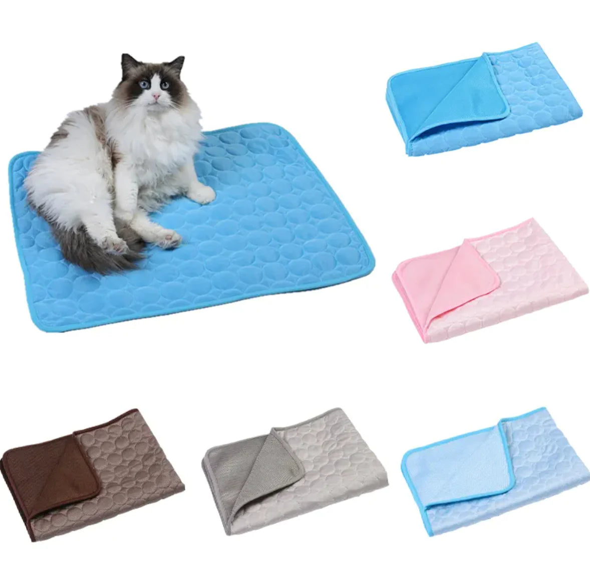BeatWizards Cooling Pet Mat – Ice Silk Summer Bed