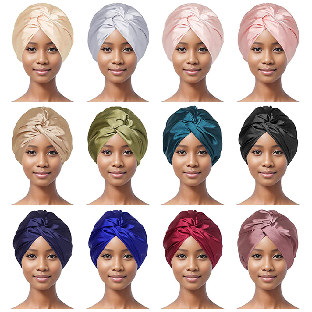 Double-Layer Twist Shower Cap
